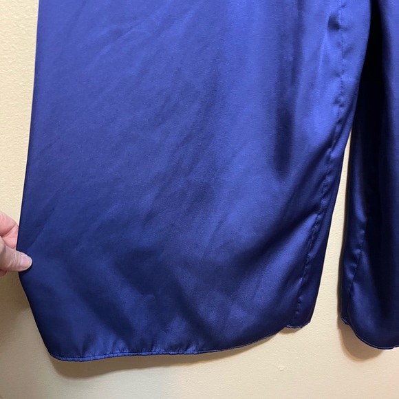 Free People Intimately Free Wine- Down Satin Lounge Pants - Picture 5 of 9